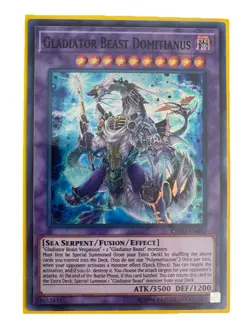 YUGIOH Gladiator Beast Deck Complete 41 - Cards with BRAND NEW Ultra Pro SLEEVES - Image 1