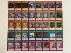 YUGIOH Gate Guardian Deck Complete 40 Cards Thunder Wind Water Labyrinth NM - Image 3