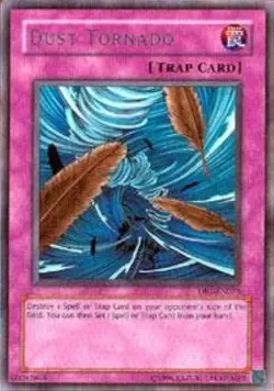 YUGIOH Dust Tornado DB1-EN075 Rare Moderately-played MP - Image 1