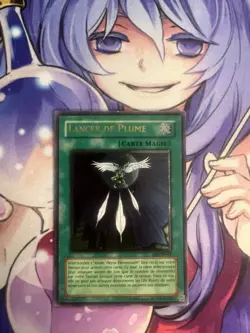 FEATHER SHOT ULTIMATE RARE FRENCH EEN-EN042 FR042 LIGHT PLAY YUGIOH - Image 1