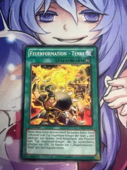 FIRE FORMATION - TENKI GERMAN COMMON CBLZ-EN059 DE059 LIGHT PLAY YUGIOH - Image 1
