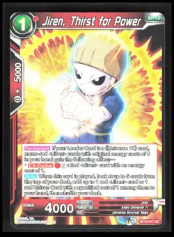 Dragon Ball Super - Jiren, Thirst for Power - BT14-017 Uncommon Card CB-1-4-A-4 - Image 1