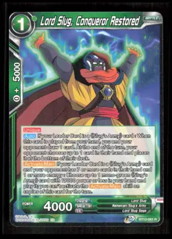 Dragon Ball Super - Lord Slug, Conqueror Restored - BT1-061 Rare Card CB-1-3-F-5 - Image 1