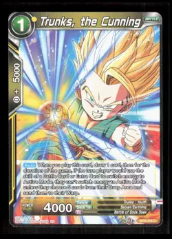 Dragon Ball Super - Trunks, the Cunning - BT8-074 Common Battle Card CB-1-3-F-16 - Image 1