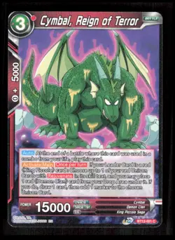 Dragon Ball Super - Cymbal, Reign of Terror - BT12-021 Common Card CB-1-3-E-29 - Image 1