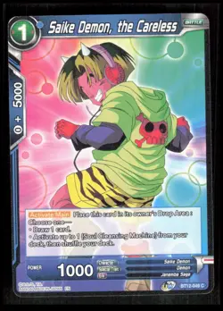 Dragon Ball Super - Saike Demon, the Careless - BT12-049 Common Card CB-1-3-F-6 - Image 1