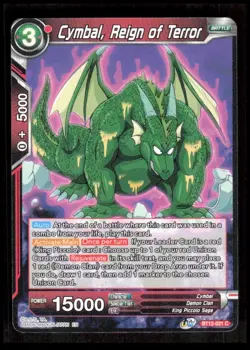Dragon Ball Super - Cymbal, Reign of Terror - BT12-021 Common Card CB-1-3-E-30 - Image 1