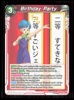 Dragon Ball Super - Birthday Party - BT8-020 Common Extra Game Card CB-1-3-F-3 - Image 1