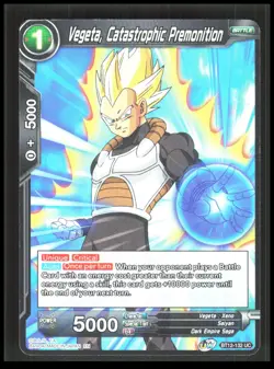 Dragon Ball Super - Vegeta, Catastrophic Premonition - BT12-132 Card CB-1-4-A-1 - Image 1