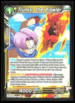 Dragon Ball Super - Trunks, the Brawler - BT14-103 Common Battle Card CB-1-4-A-3 - Image 1