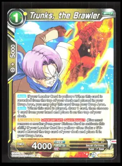 Dragon Ball Super - Trunks, the Brawler - BT14-103 Common Battle Card CB-1-4-A-6 - Image 1
