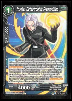 Dragon Ball Super - Trunks, Catastrophic Premonition - BT12-135 Card CB-1-3-F-2 - Image 1