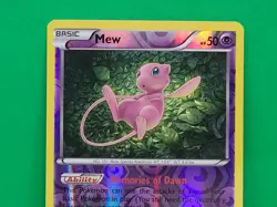 Mew - 29/124 - Pokemon 2016 Fates Collide XY Reverse Holo Rare Card NM - Image 3