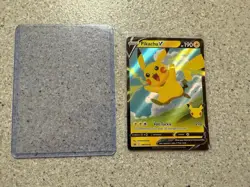 Pikachu V SWSH143 Promo Rare Pokemon Card. NM PACK FRESH - Image 1