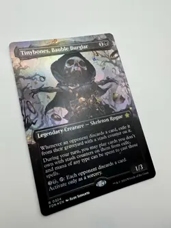 MTG TCG Tinybones, Bauble Burglar (Borderless) Foundations Foil - Image 3