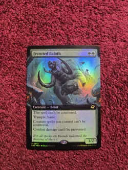 MTG Frenzied Baloth 0342 (Borderless) Edge of Eternities Foil - Image 1