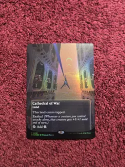 MTG Cathedral Of War 0051 (Borderless) Edge of Eternities Foil - Image 1