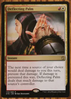 MTG Deflecting Palm Magic The Gathering Khans of Tarkir NM/Mint - Image 1