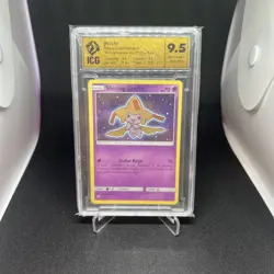 ICG 9.5 Shining Jirachi 42/73-2017 Shining Legends Holo Rare Graded Pokemon Card - Image 1