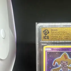 ICG 9.5 Shining Jirachi 42/73-2017 Shining Legends Holo Rare Graded Pokemon Card - Image 3