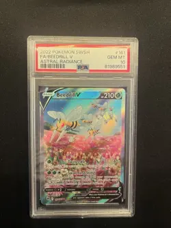 Pokemon Beedrill V 161/189 Astral Radiance PSA 10 GEM MINT - Image 1
