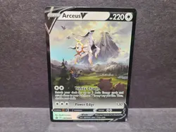 Arceus V SWSH204 SWSH Sword & Shield Black Star Promo Full Art Pokemon - Image 1