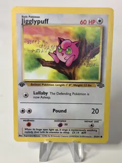 Jigglypuff 54/64 Pokemon Jungle 1st Edition NM / MINT 1999 WOTC - Image 2