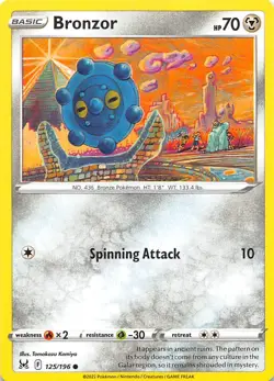 Bronzor 125/196 SWSH11 Lost Origin Pokemon 003542 - Image 1