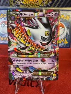 Pokemon M Mega Gengar EX XY166 Holo Promo Card 3 - Image 1