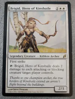 Fresh Magic the Gathering Brigid, Hero of Kinsbaile Lorwyn Card - Image 1