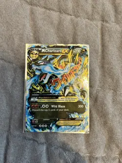 Mcharizard EX 108/106 (DMG) Secret Rare XY Series: Flashfire 2016 Pokemon Card - Image 1