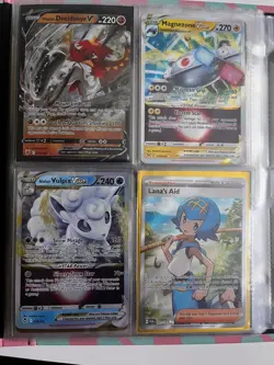 Pokemon TCG Card Collection 4 Pocket Binder + 40 Cards Included - Image 2
