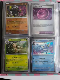 Pokemon TCG Card Collection 4 Pocket Binder + 40 Cards Included - Image 4
