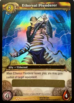 WoW Loot Card - Ethereal Plunderer - Unused/Unscratched - Image 1