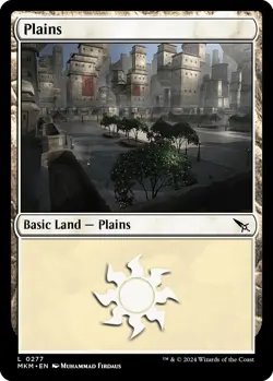 Foil - Plains (0277) - 277 / NM / English MTG - Image 1