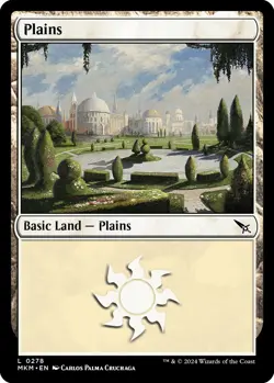 Foil - Plains (0278) - 278 / NM / English MTG - Image 1