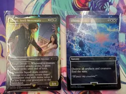 Squall seed Mercenary Ultima Set MTG Final Fantasy Promo Borderless English FOIL - Image 1