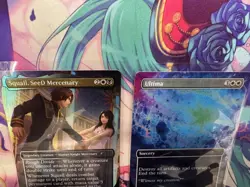 Squall seed Mercenary Ultima Set MTG Final Fantasy Promo Borderless English FOIL - Image 3