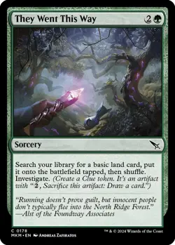 Foil - They Went This Way - 178 / NM / English MTG - Image 1