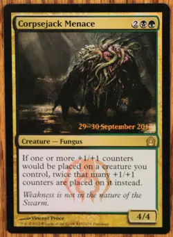 MTG Corpsejack Menace Prerelease Foil Promo Magic Return to Ravnica NM/Mint - Image 1