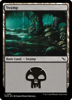 Foil - Swamp (0281) - 281 / NM / English MTG - Image 1