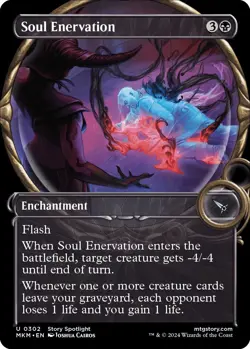 Soul Enervation (Showcase) - 302 / English / Near Mint MTG - Image 1