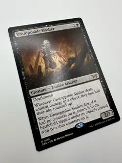MTG TCG Unstoppable Slasher (0119) Duskmourn: House of Horror Regular - Image 3
