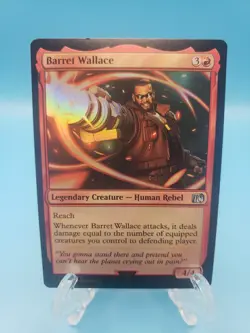 Barret Wallace (Foil) - Final Fantasy - NM - MTG Magic - Uncommon - Creature - Image 1