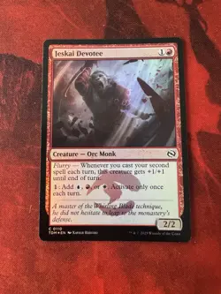 MTG - Jeskai Devotee - TDM - 0110 - Foil - Image 1