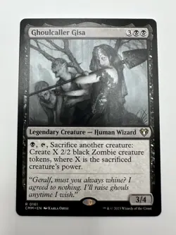 MTG TCG Ghoulcaller Gisa Commander Masters Regular - Image 1