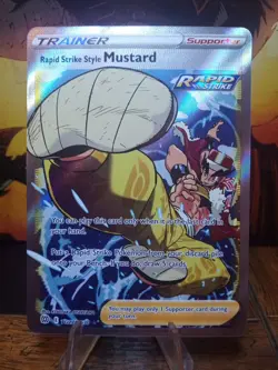 2022 Pokemon Brilliant Stars Rapid Strike Style Mustard TG27 - Image 1