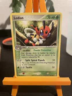 VINTAGE POKEMON EX TEAM ROCKET RETURNS- LEDIAN 23/109 RARE REGULAR NM- - Image 1