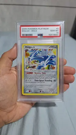 Pokemon Dialga Platinum Holo Rare #5 PSA 10 Gem Mint - Image 1