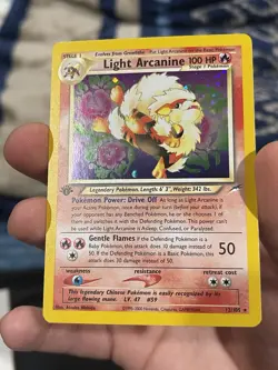 Pokemon Neo Destiny Light Arcanine 1st Edition 12/105 Holo Rare NM - Image 3
